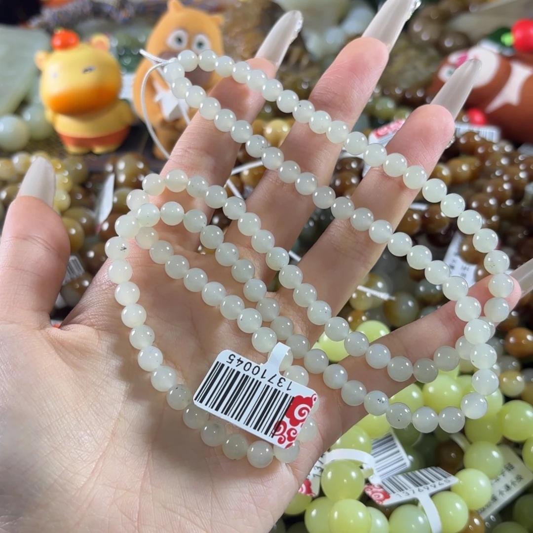 和田玉未镶嵌手链160