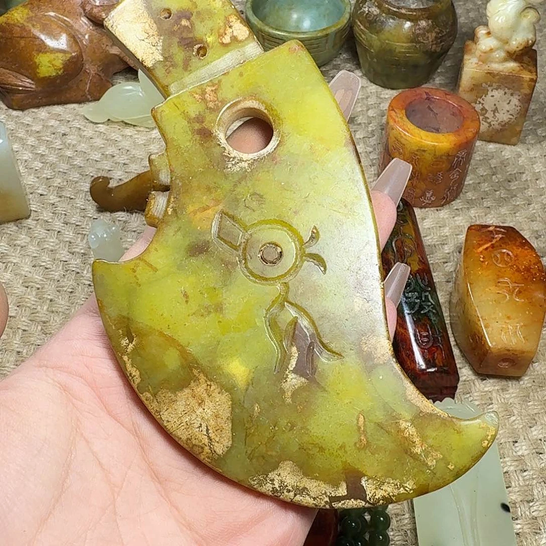 白玉菩提吊坠挂件