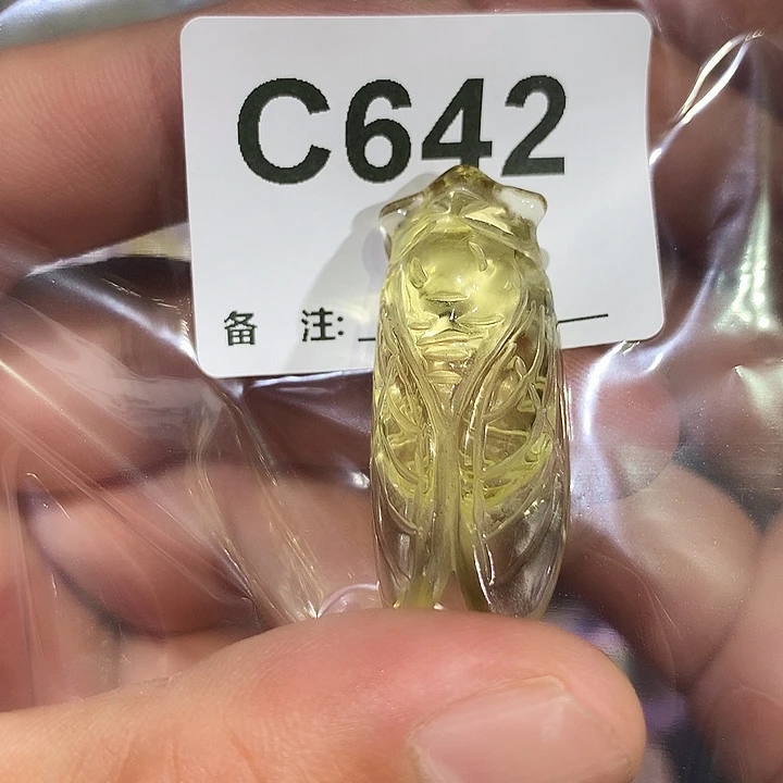 水晶未镶嵌珠宝半成品天然水晶C642