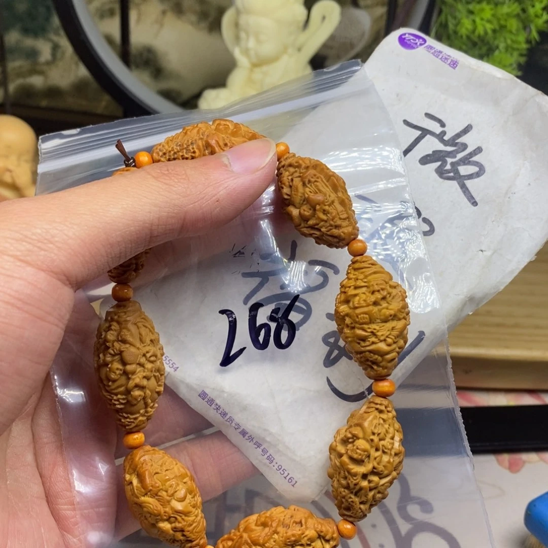 橄榄核手串/手链橄榄核雕工艺手串