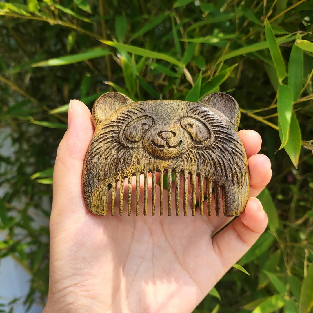 金丝楠乌木梳 无添加 自带木香 生日礼物佳品