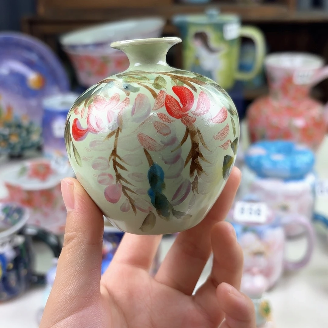 景德镇手绘高温釉下彩陶瓷茶具