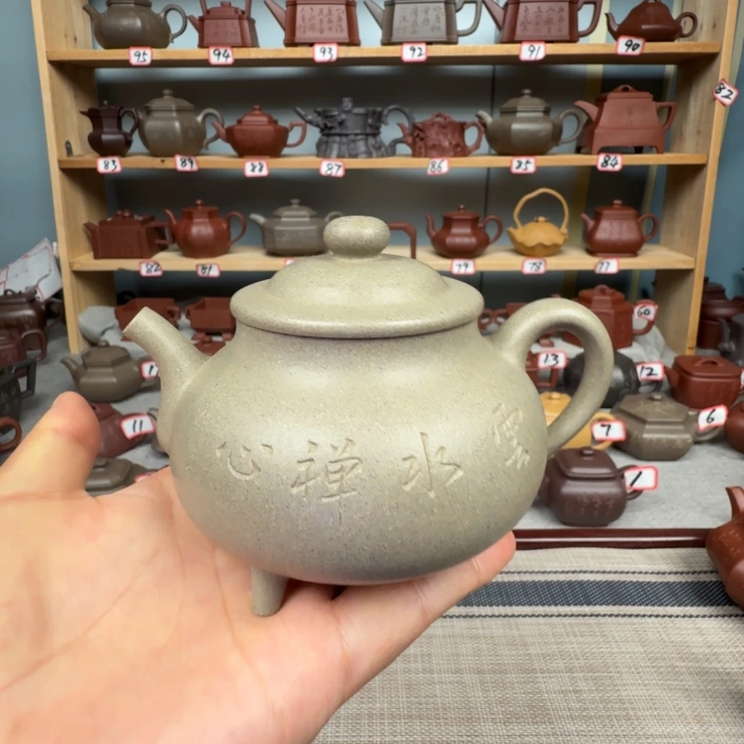 茶壶段泥半手工制作