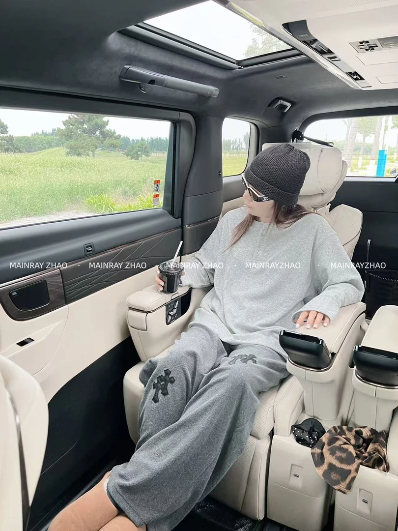 『MAINRAY ZHAO』经典基础百搭领口系扣毛巾宽松长袖T恤