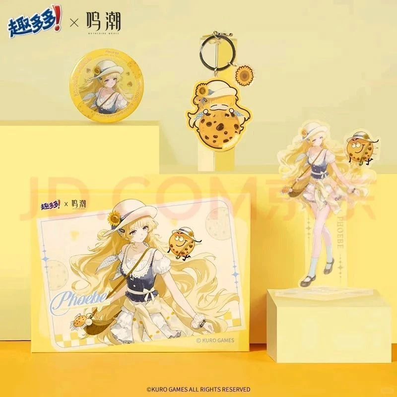 鸣潮联动趣多多周边自制仇远露帕菲比嘉贝莉娜吧唧亚克力立牌挂件