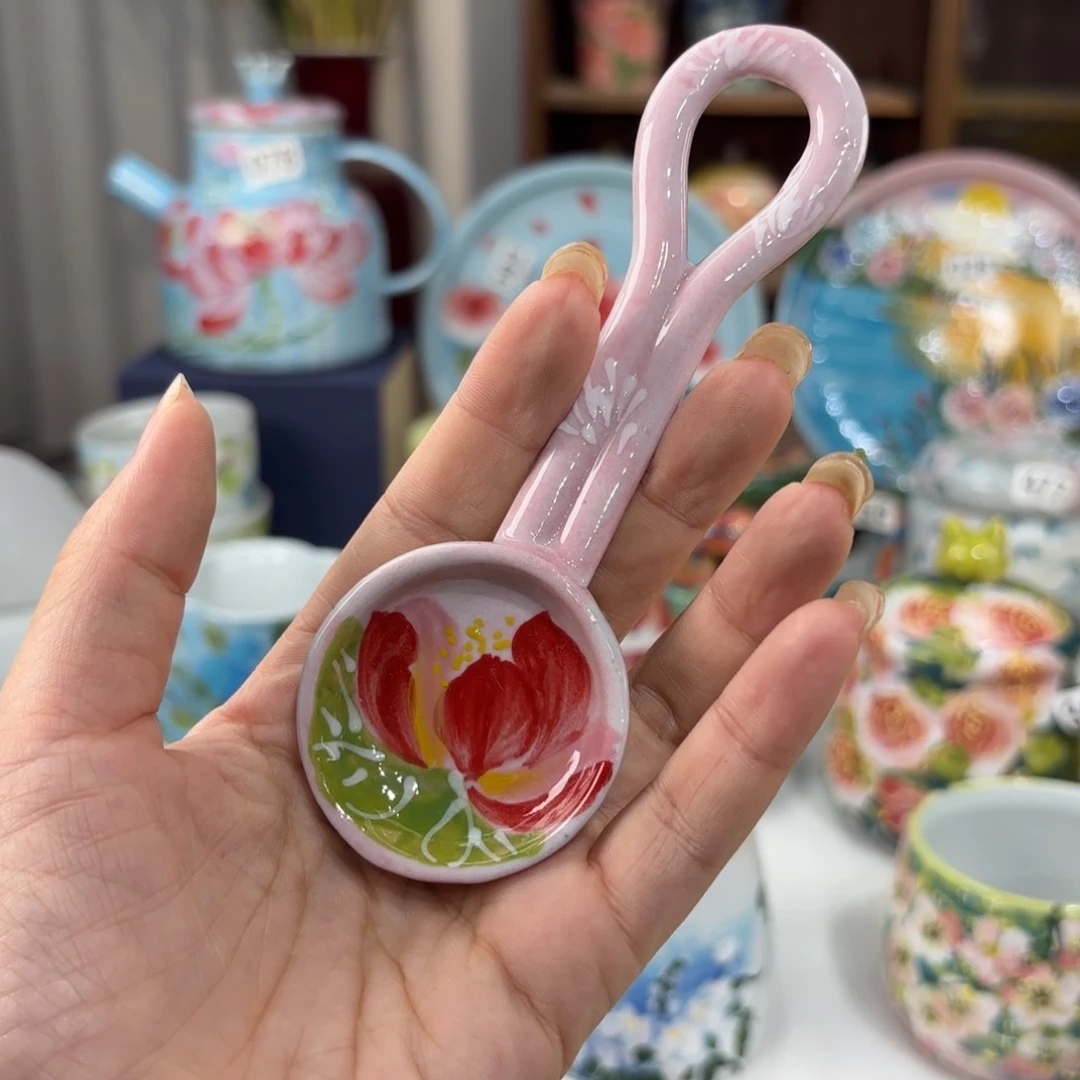 景德镇手绘高温釉下彩陶瓷茶具