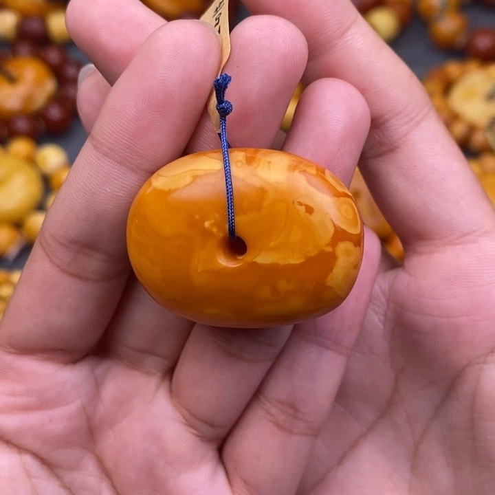 琥珀未镶嵌裸石蜜蜡L