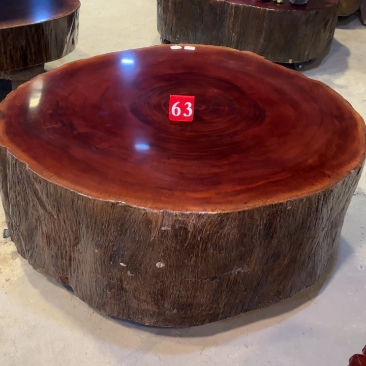 赫***赫木原木树墩茶几1111