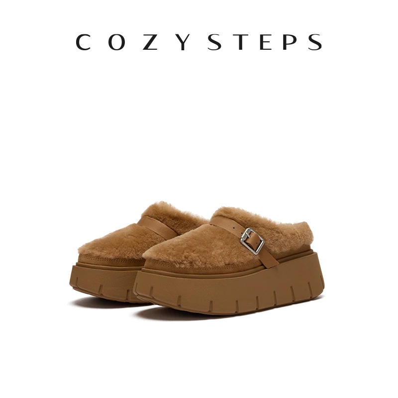 COZYSTEPS【达播】可至女士25冬季新款厚底增高时尚雪地靴140