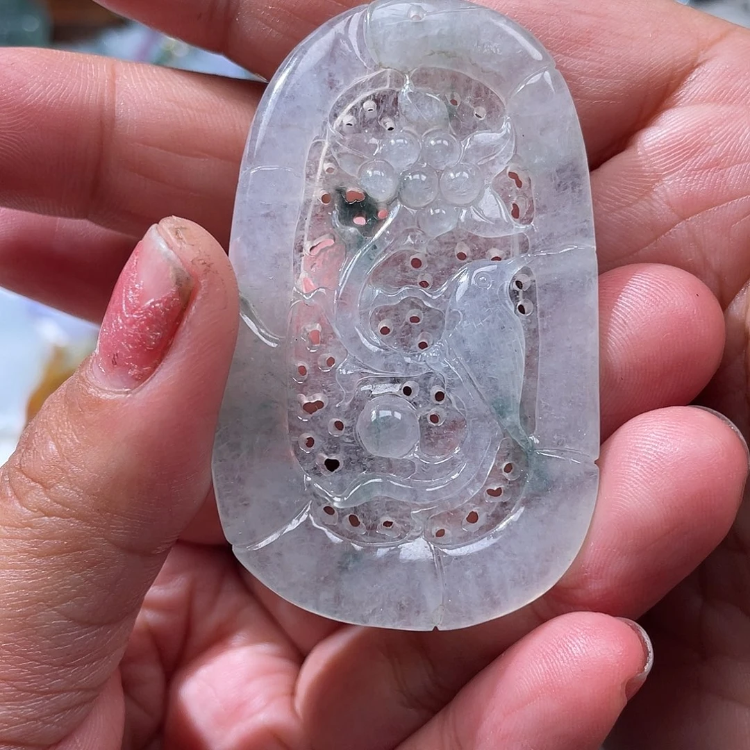 颈饰未镶嵌翡翠翡玉缘翡翠