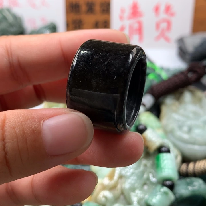 翡翠颈饰未镶嵌保真天然A货翡翠