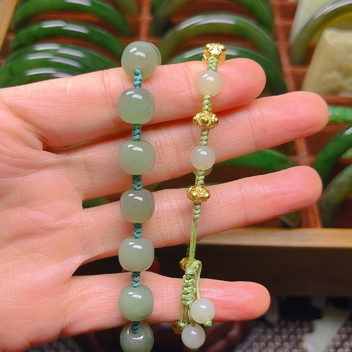 未镶嵌和田玉珠宝半成品森