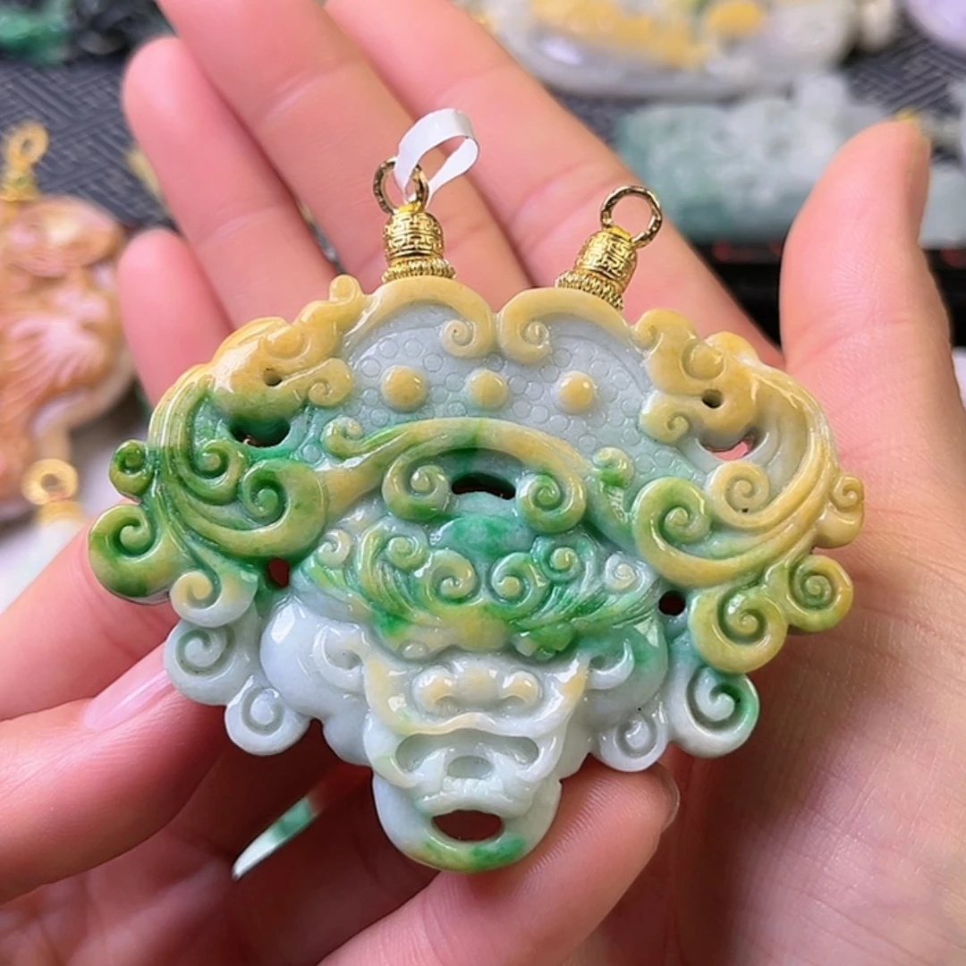 【闪购商品】翡翠颈饰未镶嵌挂件