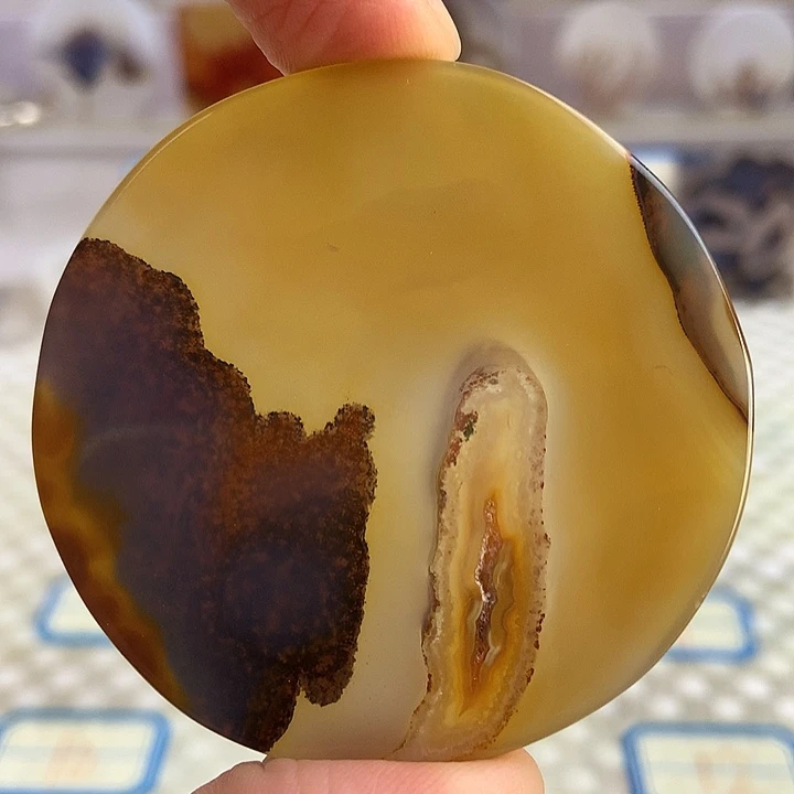玛瑙/玉髓颈饰合金