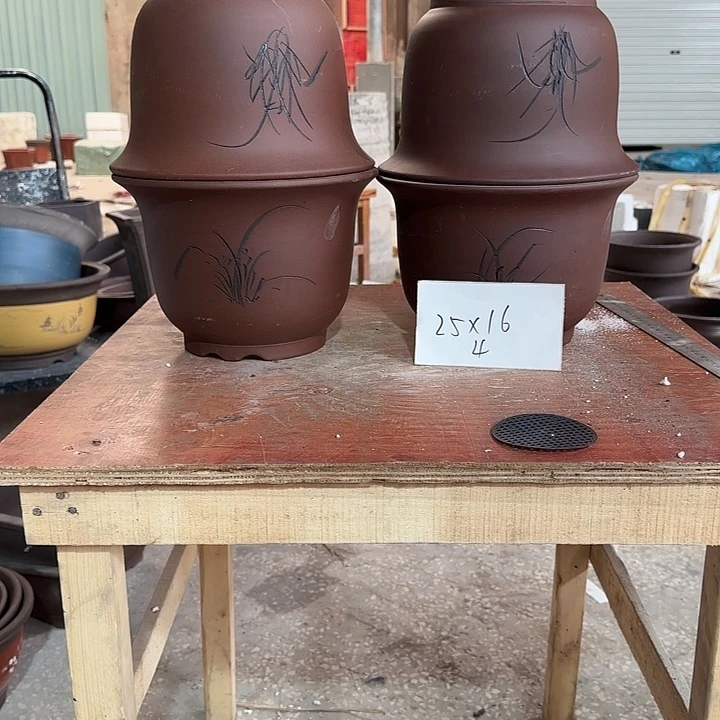 紫砂花盆紫砂花盆