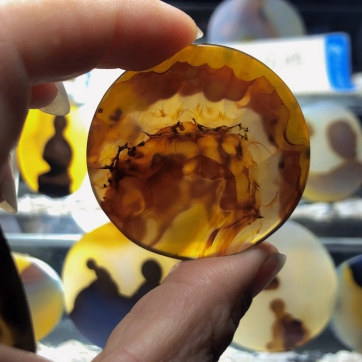 合金玛瑙/玉髓珠宝奇石25