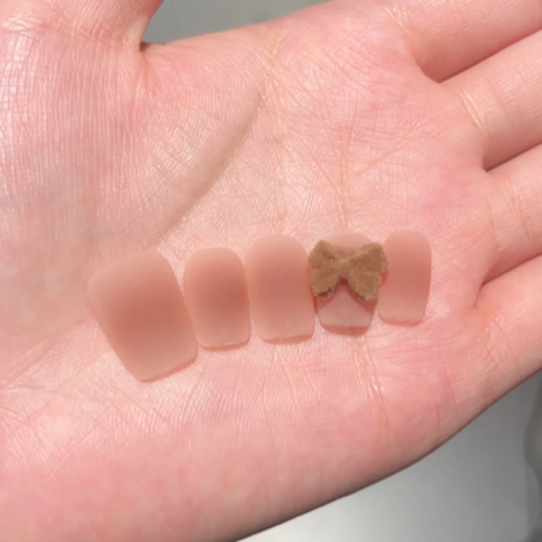 [丝绒蝴蝶结]少女穿戴甲纯手工