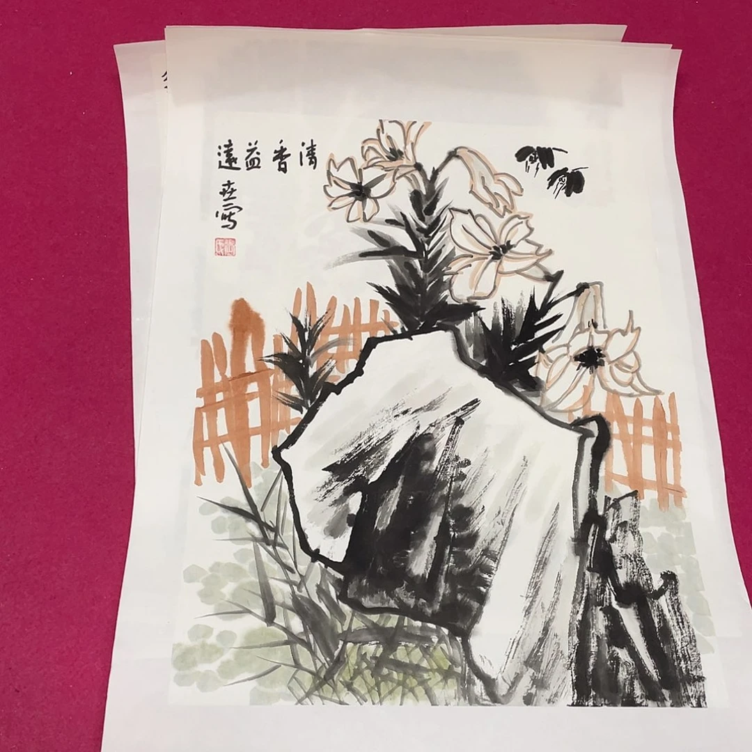 国画1.4平尺国画作品