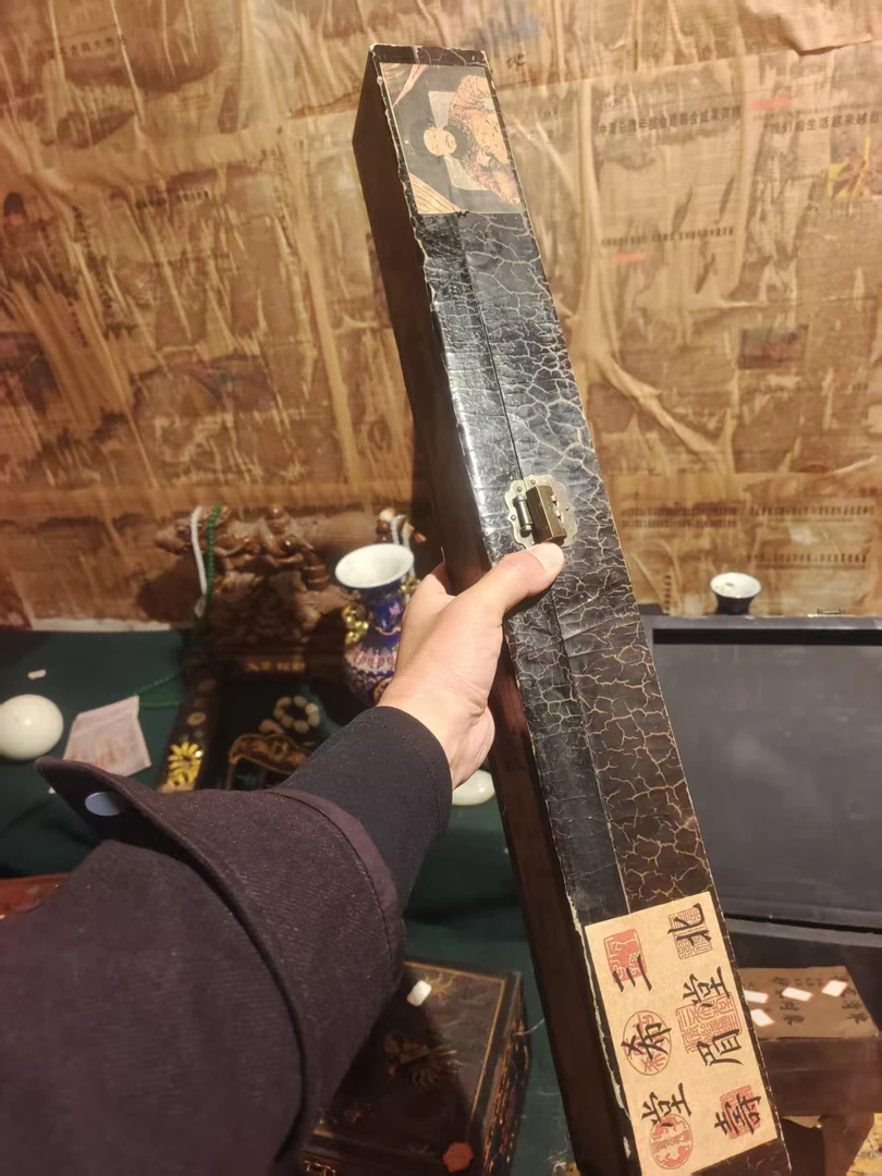 画 铜版画实木精品 黑长卷 不可拆封