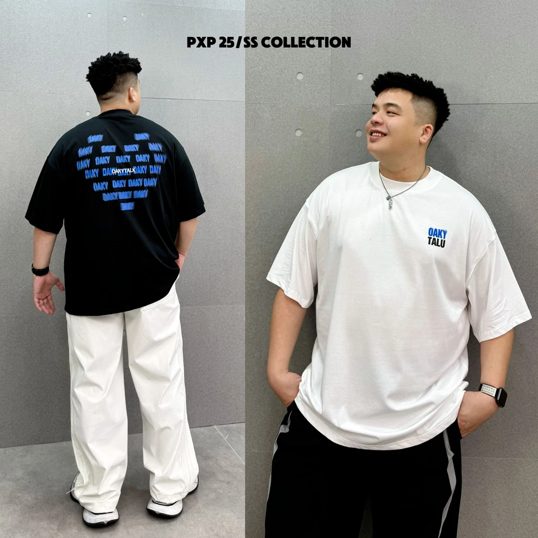 【蓝色爱心短袖】夏季男360斤印花短袖胖子男大码微胖男士宽松R5585