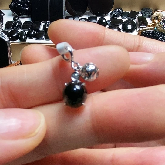 翡翠银S925镶嵌颈饰