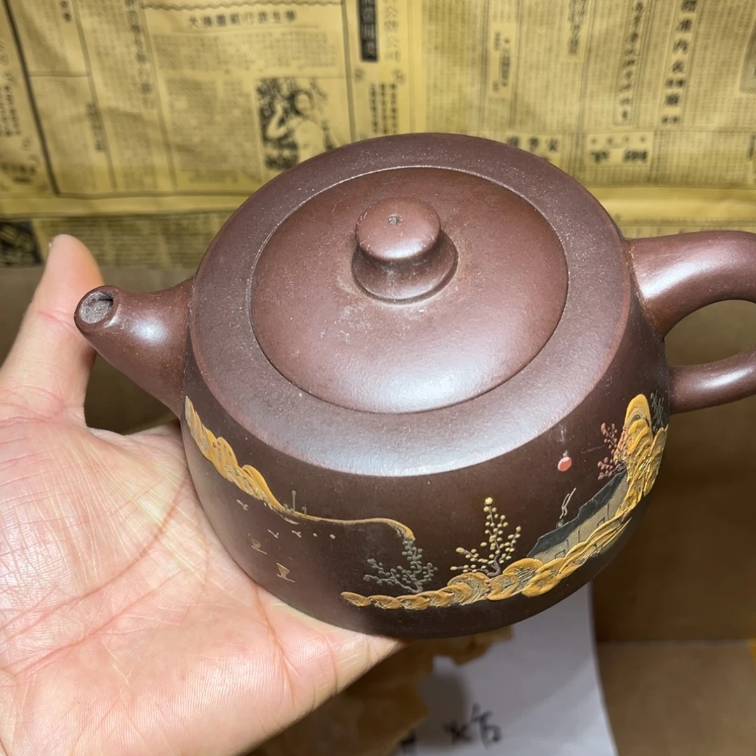 紫砂茶壶宜兴原矿紫砂壶