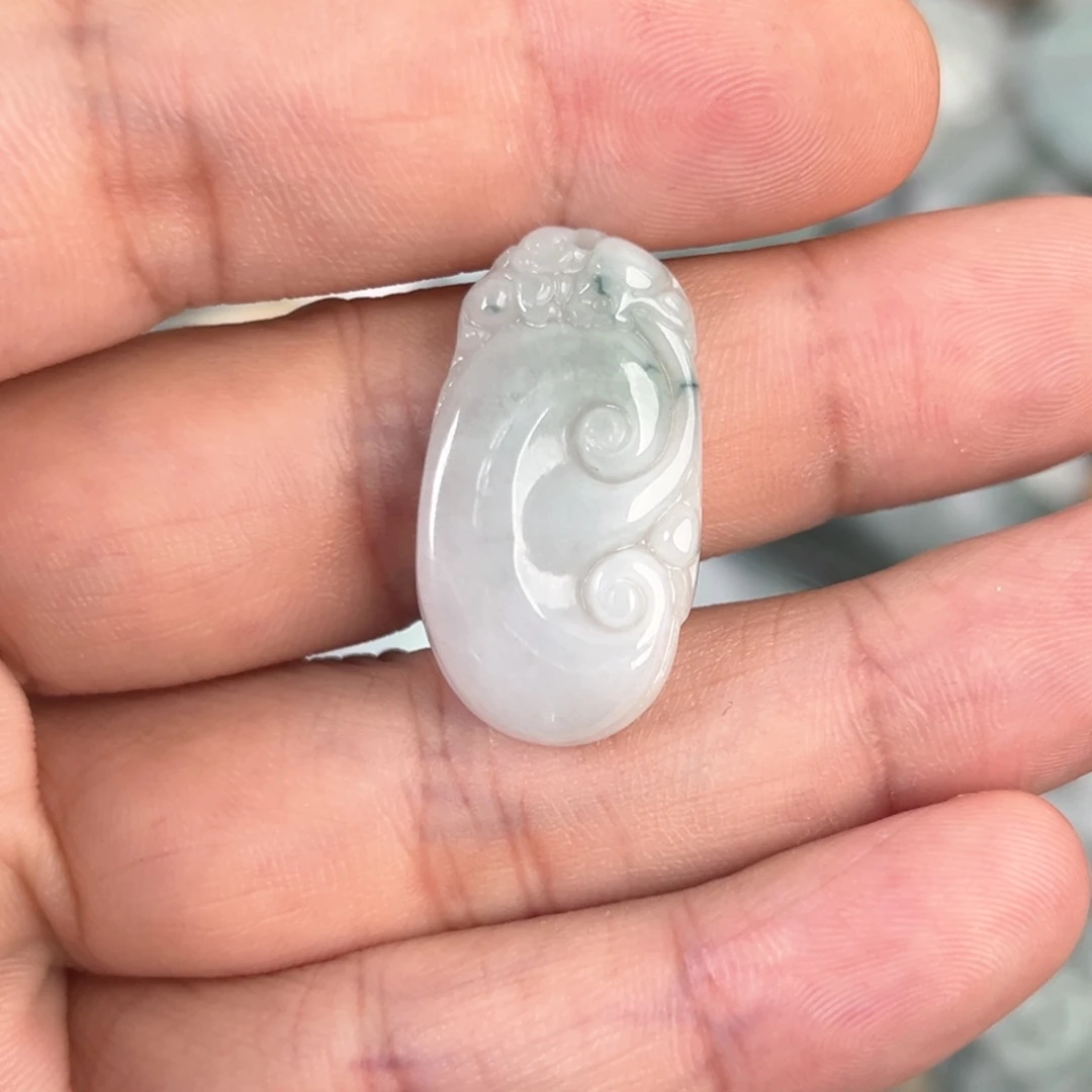 翡翠未镶嵌颈饰多样性发其一，天然A货翡翠0026