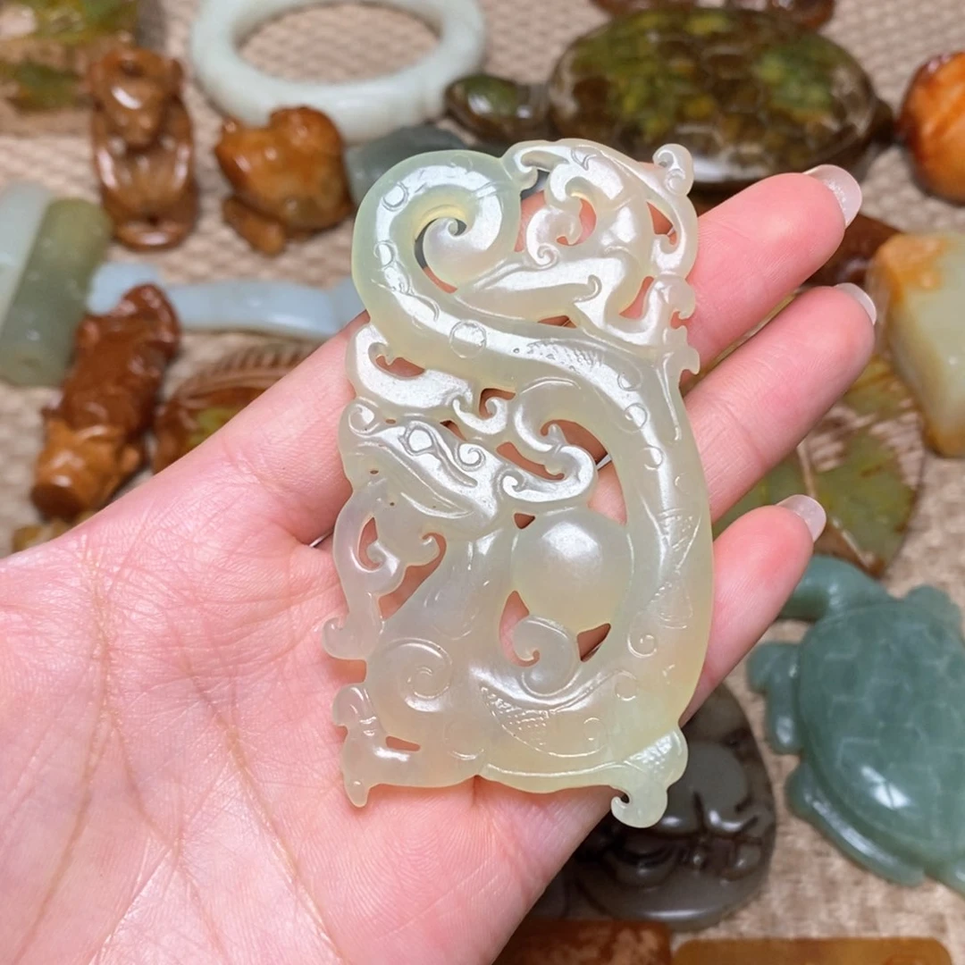 白玉菩提吊坠白玉菩提白玉菩提摆件