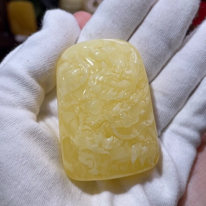 琥珀吊坠(不含链)未镶嵌