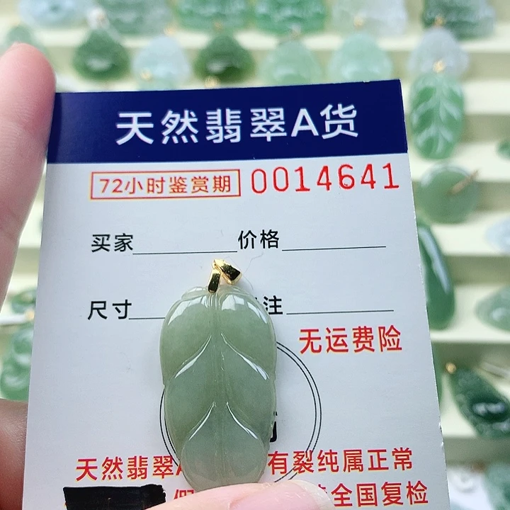 颈饰未镶嵌翡翠吊