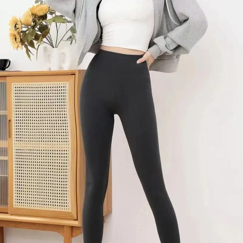 【棉芭比8821气凝胶】冬季加绒加厚速暖外穿鲨鱼裤