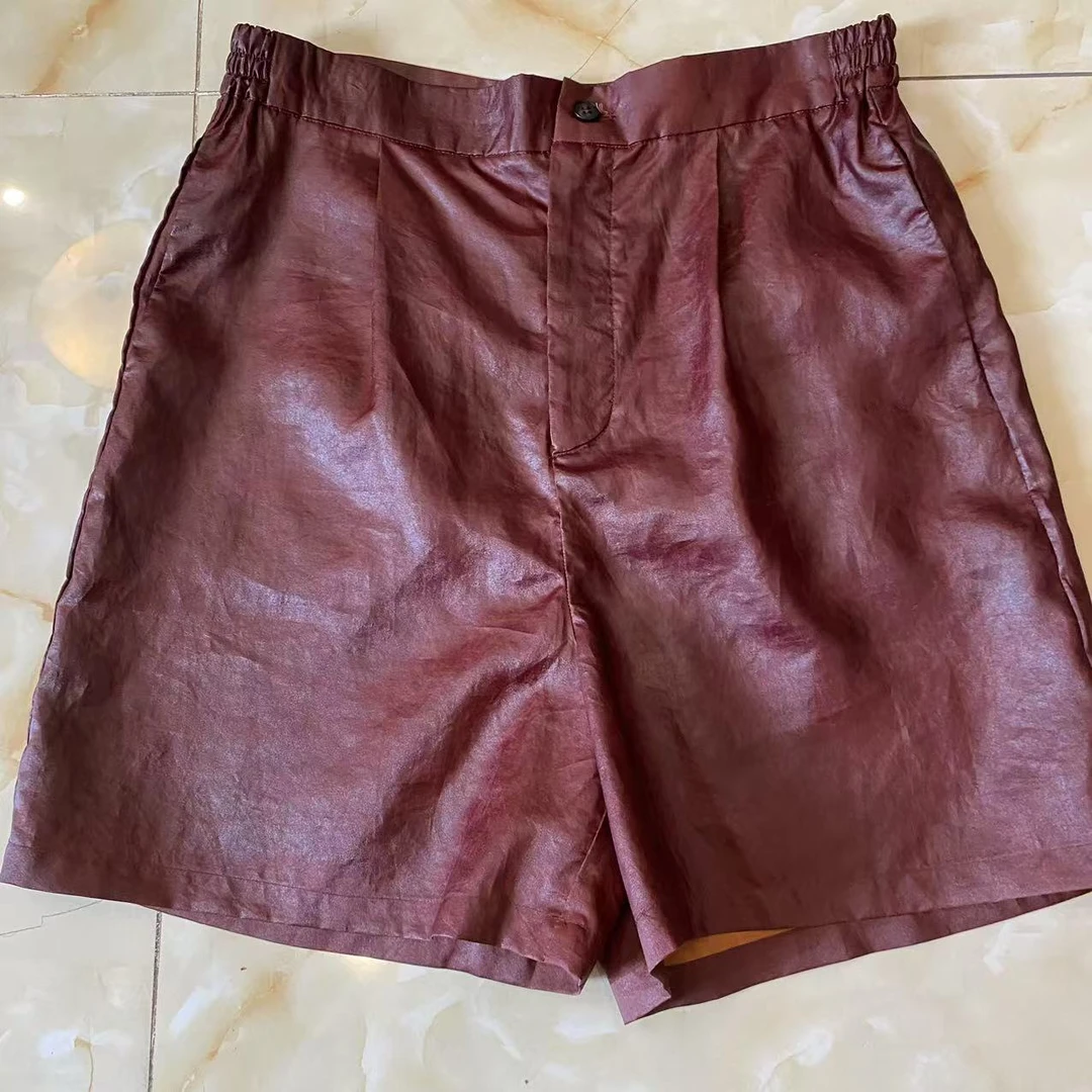 红云纱夏季女士五分休闲短裤 Q1712327