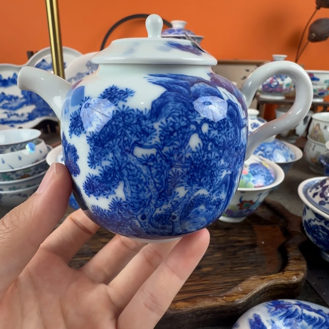 瓷片景德镇手绘青花瓷器277