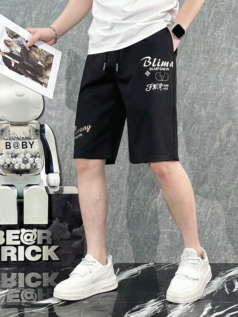 2025男士春夏新款时尚百搭休闲裤短裤运动裤五分裤6999