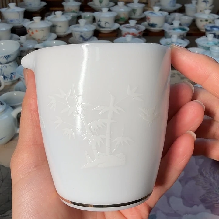 冰种专场文竹公道杯