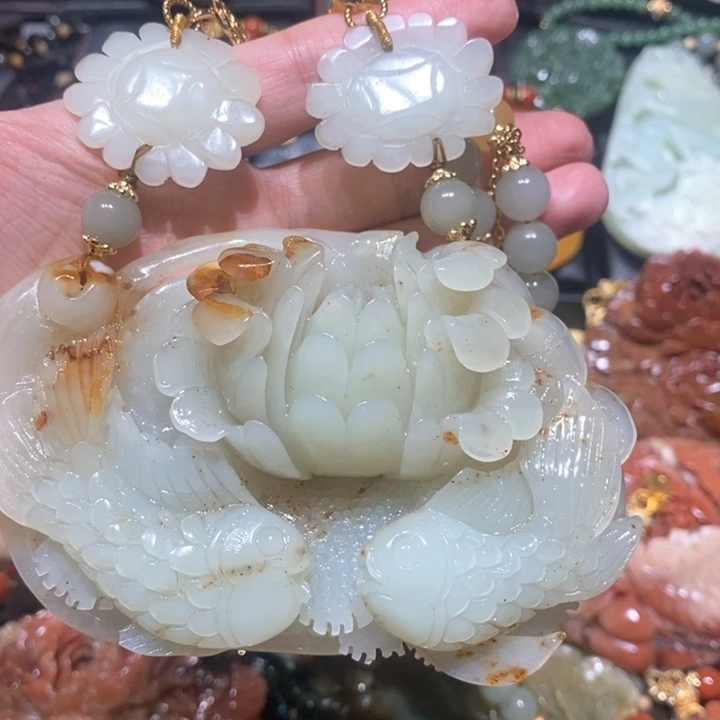 岫玉毛衣链未镶嵌