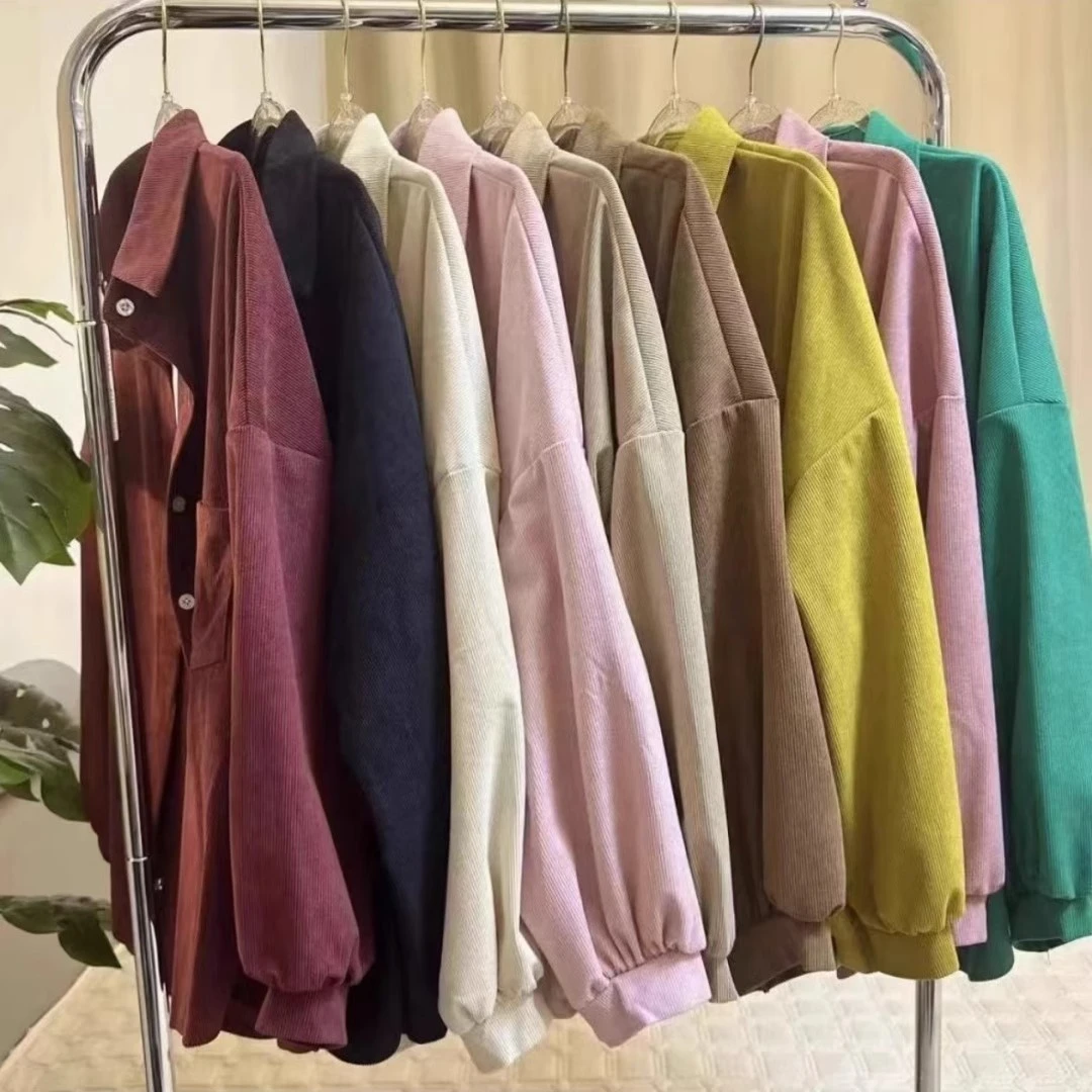 长袖显瘦厚款常规拼接POLO领衬衫休闲时尚春季条纹衬衣秋季百搭