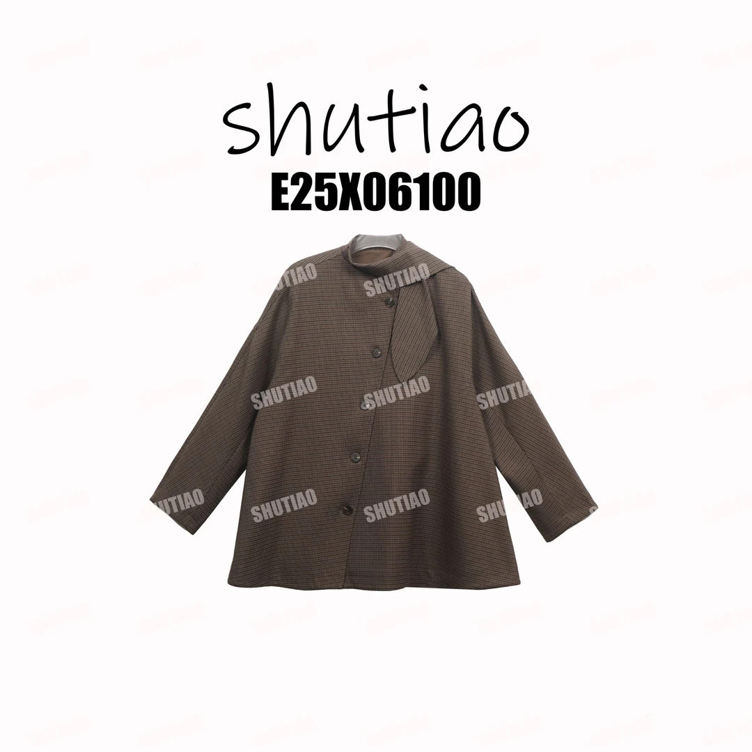 【SHUTIAO】2025秋冬：新款小众设计款外套E25X06100