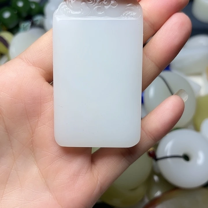 和田玉（糖玉）未镶嵌车挂