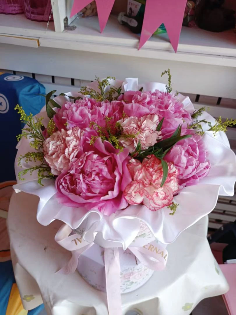 全国芍药鲜花束送妈妈女友节日生日礼物
