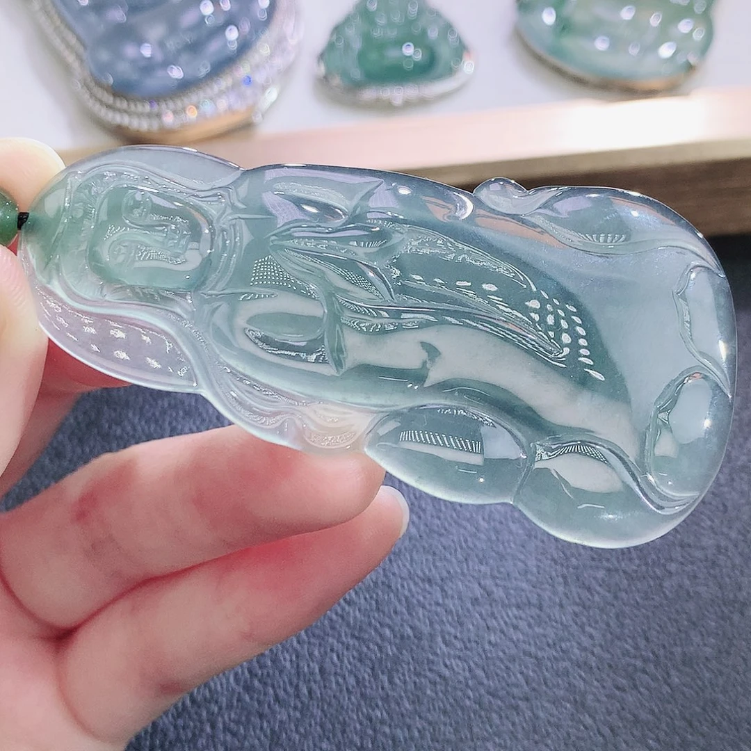 翡翠未镶嵌挂件翡翠