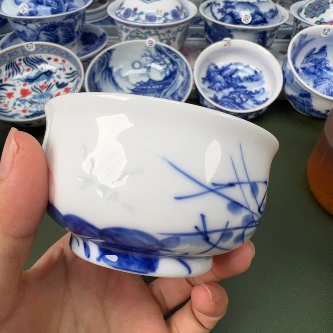 景德镇纯手工纯手绘茶具木木84
