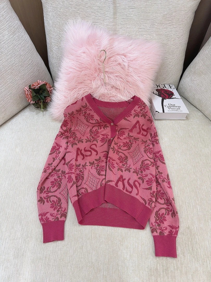 DC【孤品3】长袖开衫时洋气尚气质舒适休闲女士上衣半裙