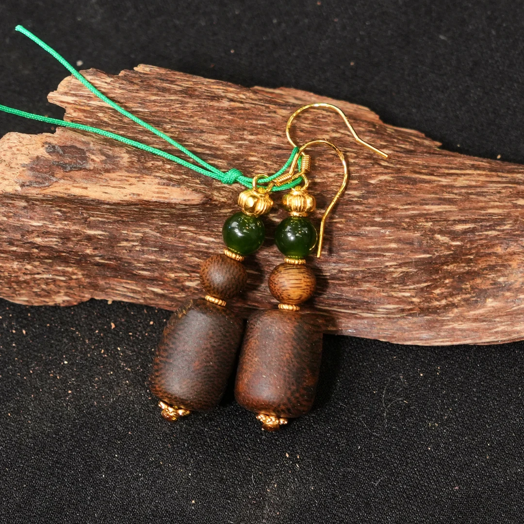 沉香DIY耳坠多样性发一对