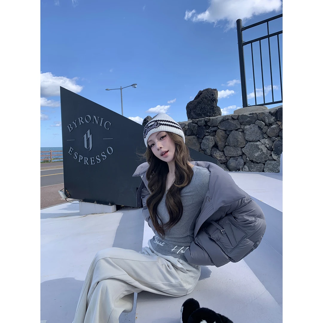 邱肉瑶 韩系基础｜双面磨毛圆领长袖t