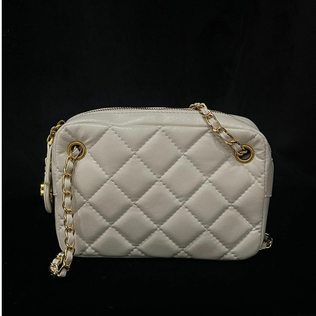 COCO DICV2025新款高端定制时尚女包 化妆馒头 白粉银黑色