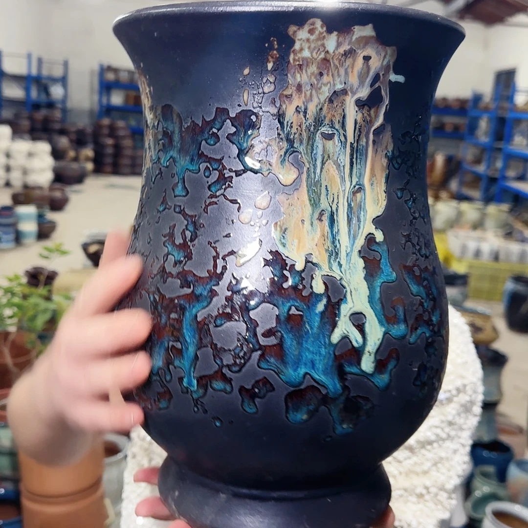 紫砂花盆高30口20