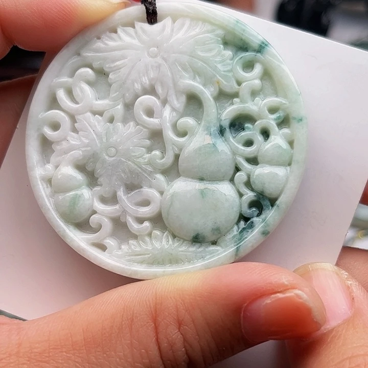 翡翠未镶嵌吊坠(不含链)挂件