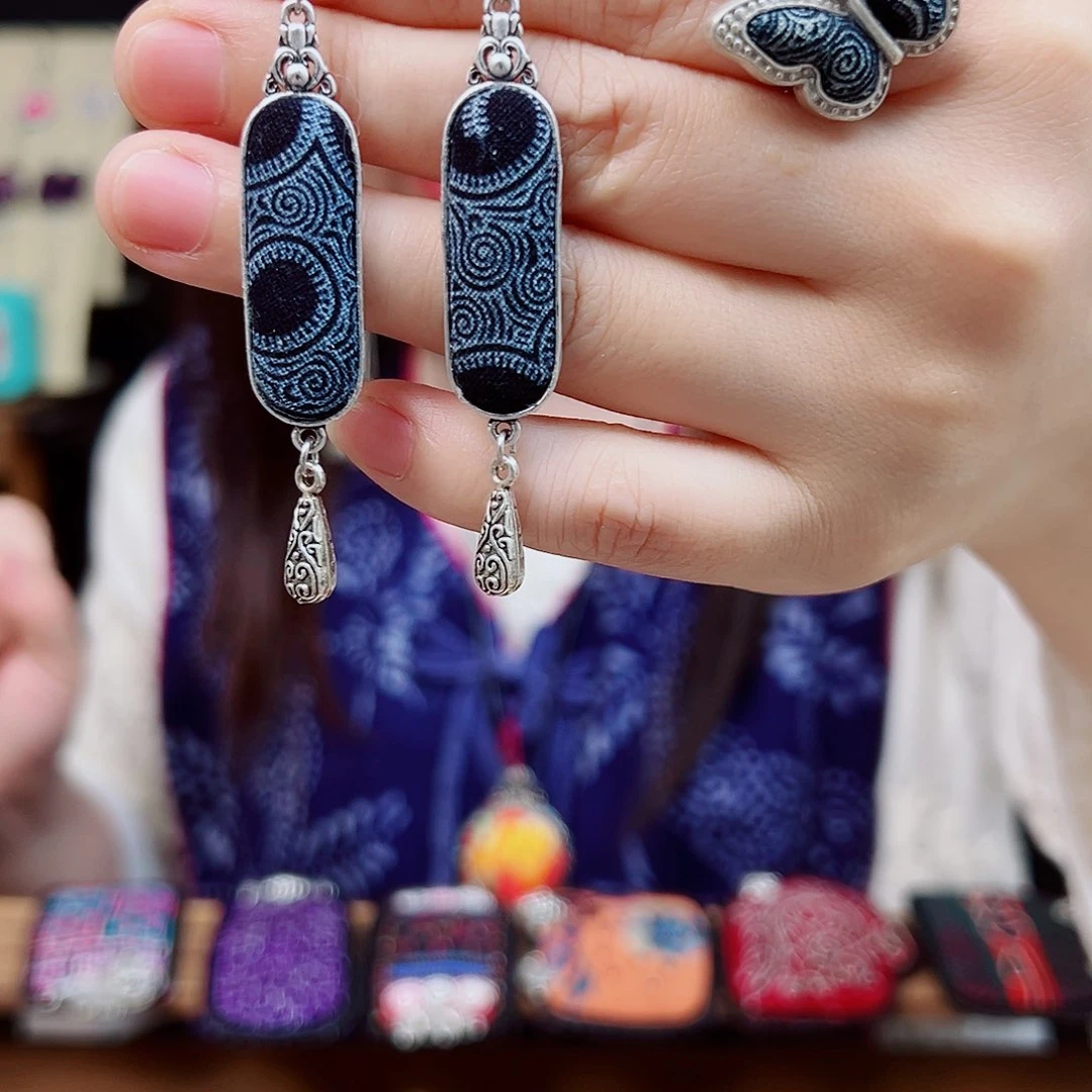 黄铜布艺925银手工饰品