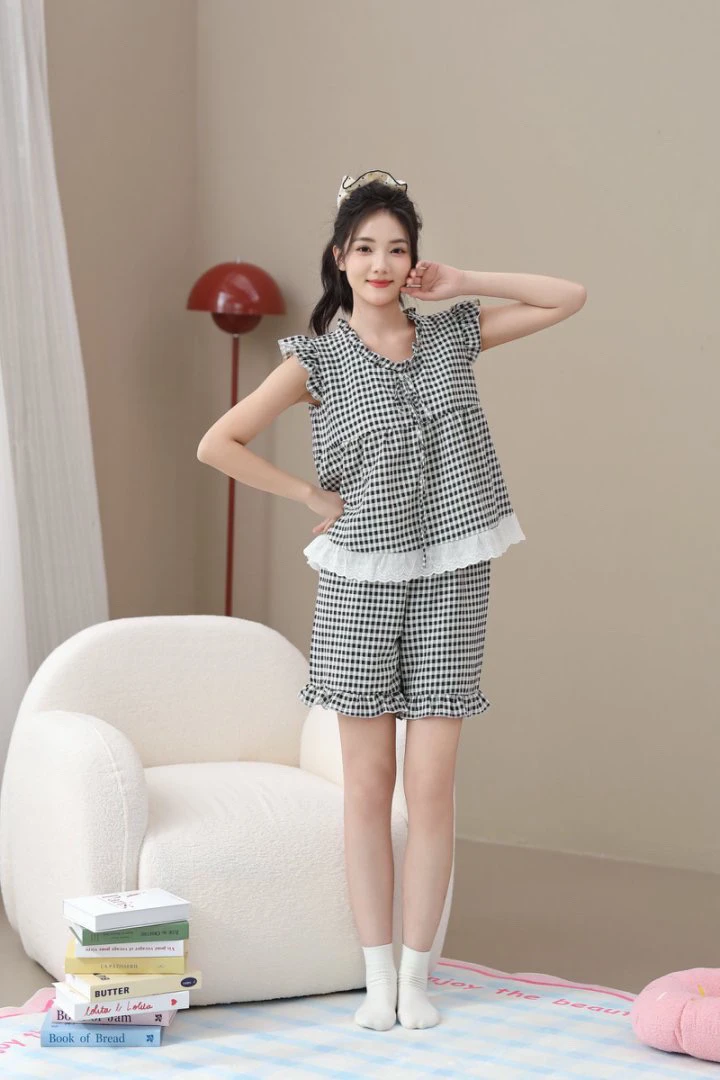 2025夏季新款100%全棉韩版宽松休闲百搭小飞袖时尚减龄外穿套装